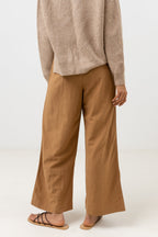 Sunrise Wide Leg Pant - Tan - Women