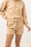 Rhythm - Pantalones cortos Rhythm Core Fleece - Trigo - Mujer