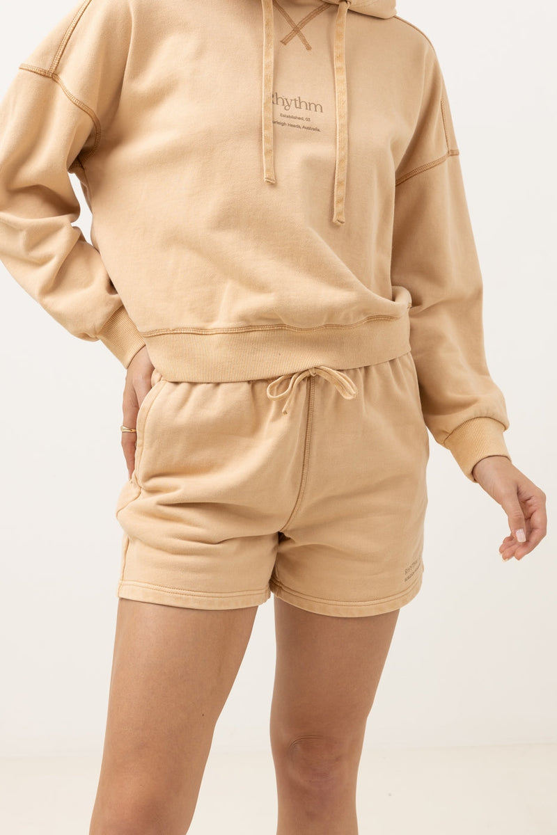 Rhythm - Pantalones cortos Rhythm Core Fleece - Trigo - Mujer