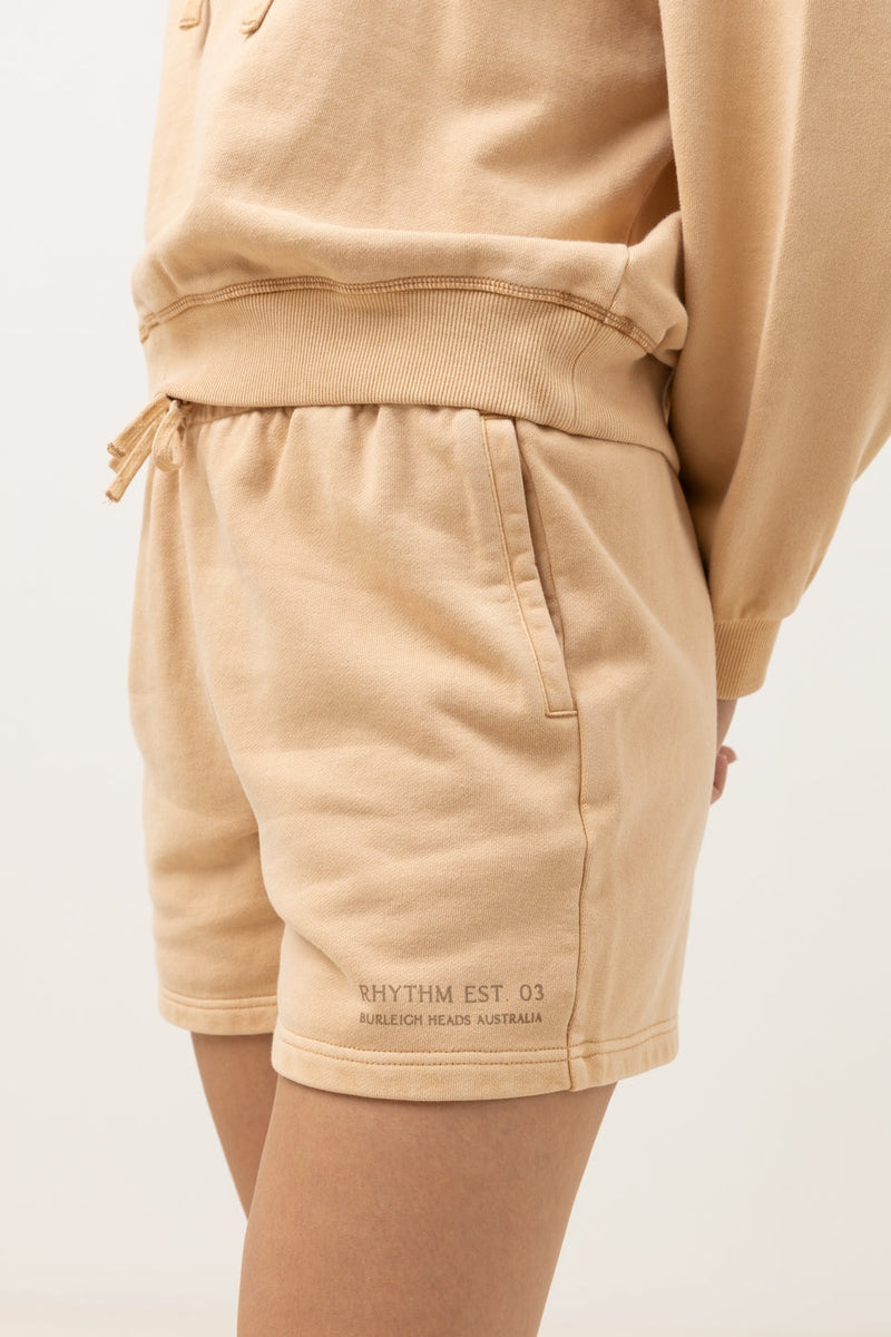 Rhythm - Pantalones cortos Rhythm Core Fleece - Trigo - Mujer