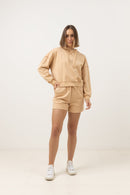 Rhythm - Pantalones cortos Rhythm Core Fleece - Trigo - Mujer