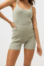 Short Romy Knit - Aloe - Mujer