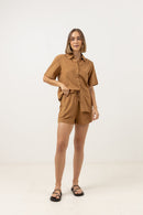 Rhythm - Shorts Sunrise - Bronceado - Mujer