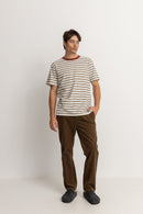 T-Shirt Everyday Stripe Ss - Natural - Homme
