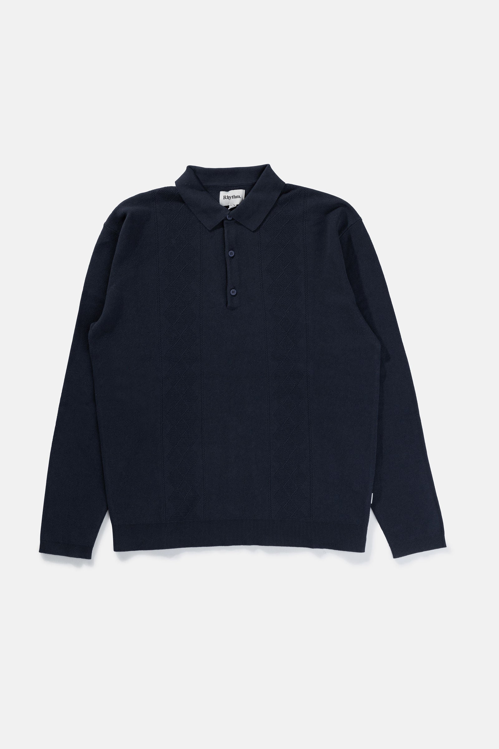 Polo Rory Ls - Navy - Hombre