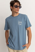 T-Shirt Lull Ss - Vintage Blue - Homme