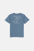 T-Shirt Lull Ss - Vintage Blue - Homme