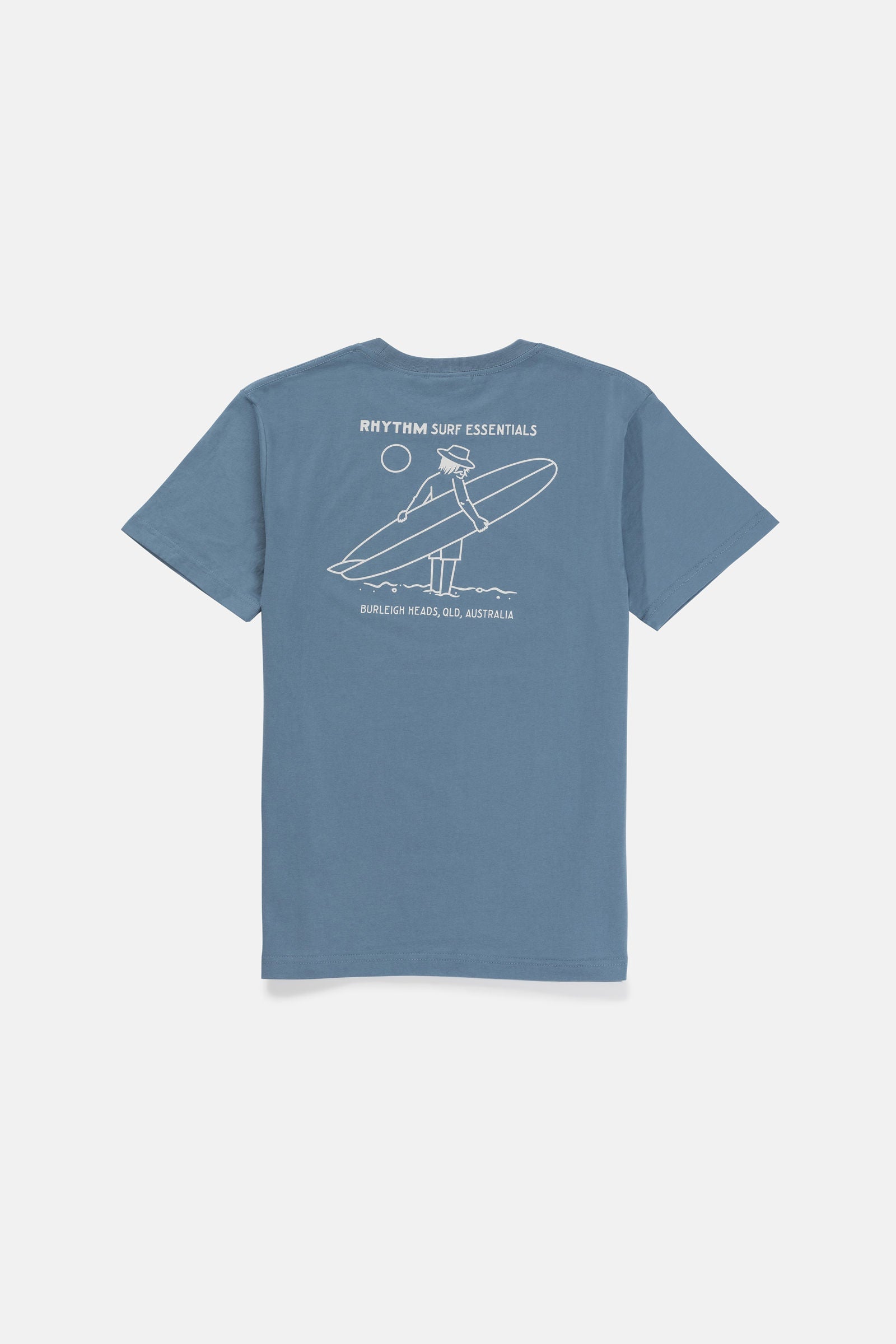 T-Shirt Lull Ss - Vintage Blue - Homme