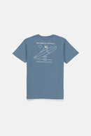 T-Shirt Lull Ss - Vintage Blue - Homme