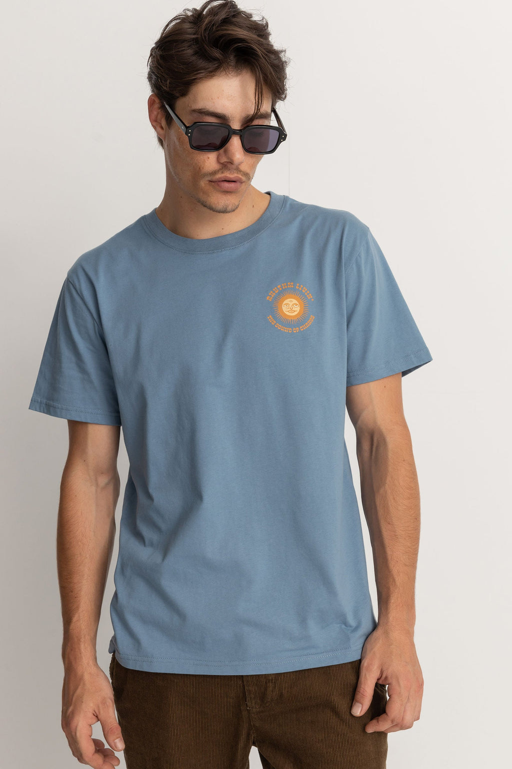Camiseta Sun Life SS - Vintage Blue - Hombre