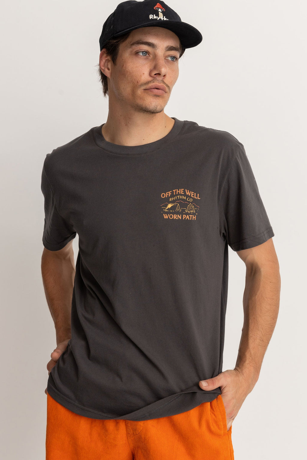 T-Shirt Wilderness Ss - Vintage Black - Homme