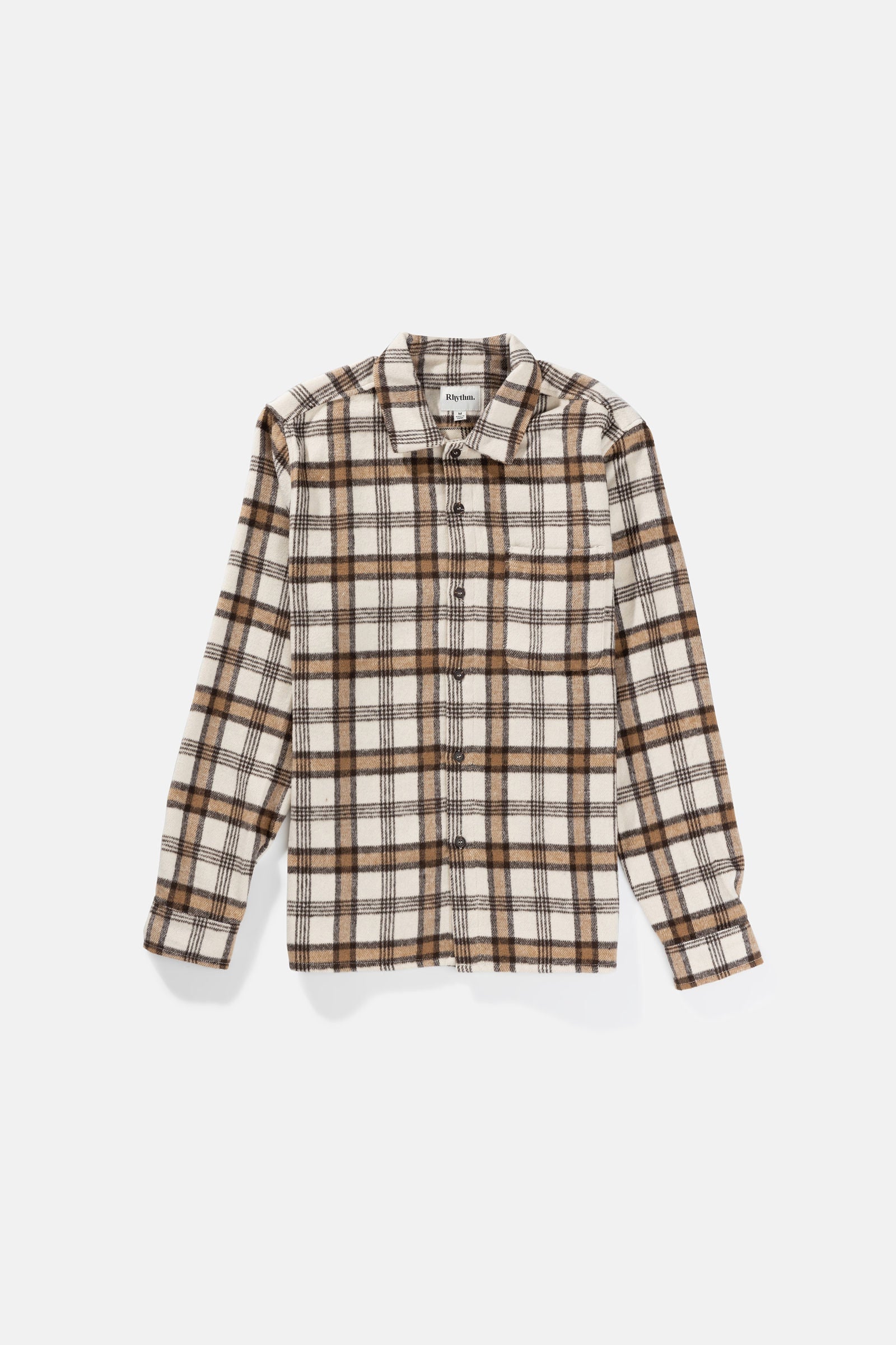Albert Check Ls Shirt - Natural - Men