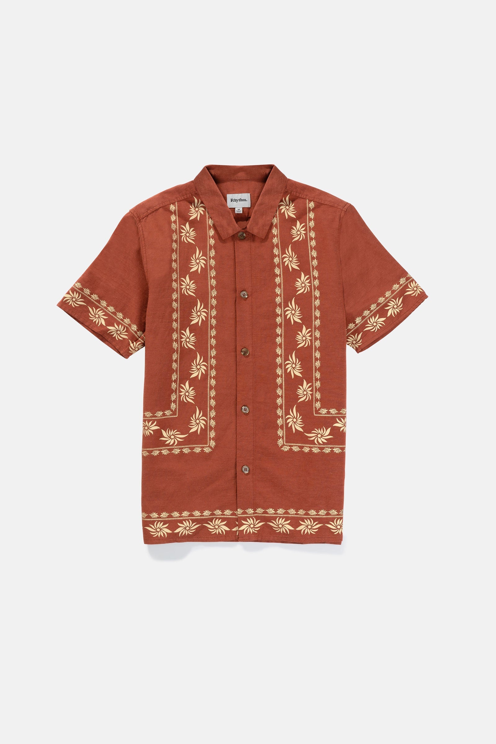 Sun Ss Shirt - Rust - Men