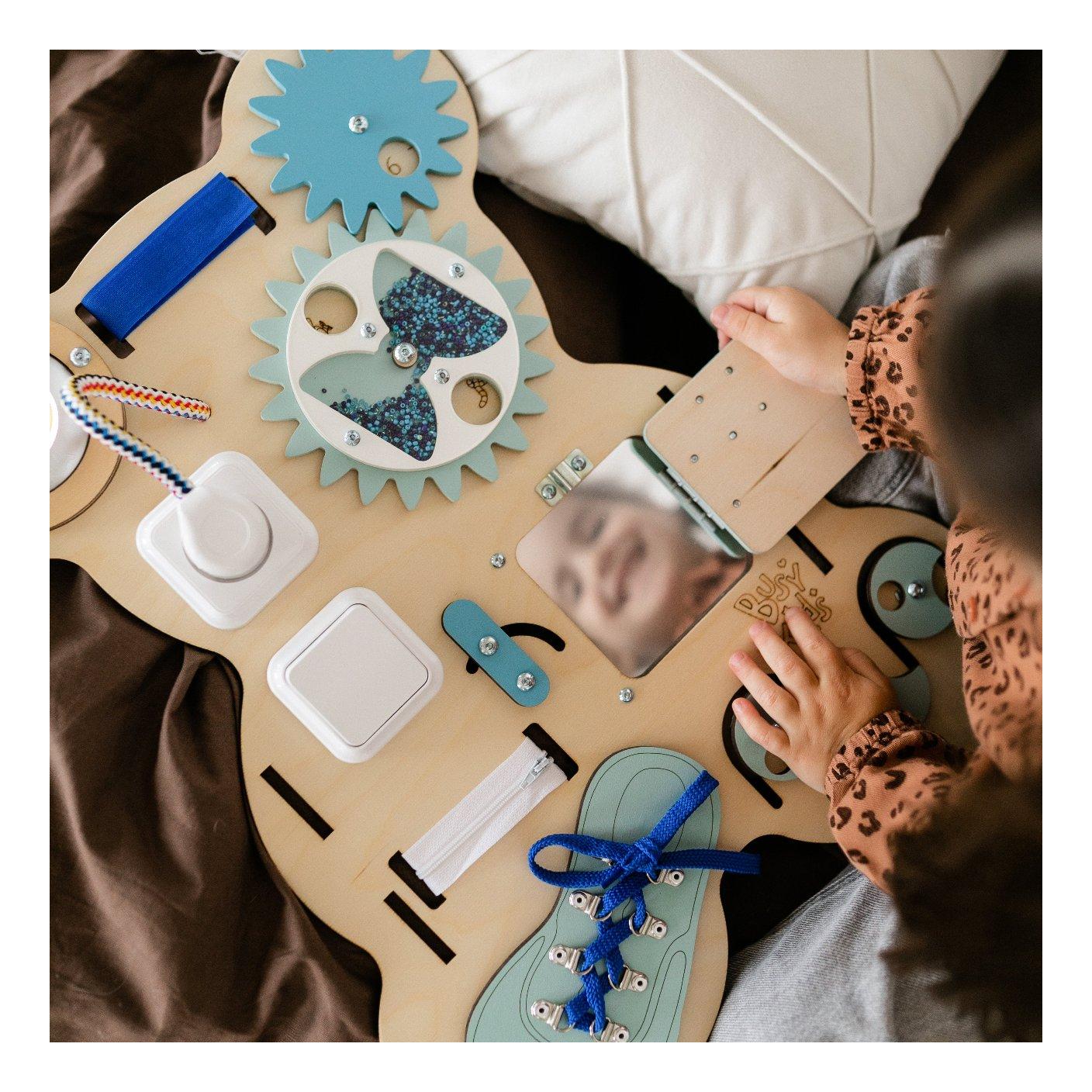 Busy Board Curious Bear – Educational Toy
