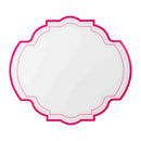 Decor - Set de 2 Sets De Table - Cristal Acrylique - Motif Impériale - Blanc