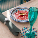 Decor - Set de 2 Assiettes à Dessert - Foulard
