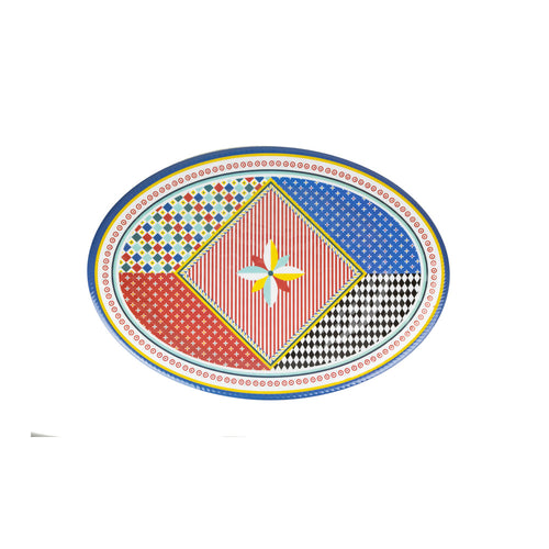Decor - Plateau Ovale - Foulard