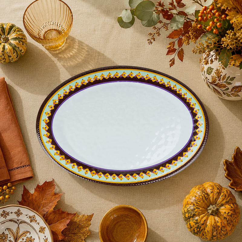 Decor - Plateau Ovale - Rainbow
