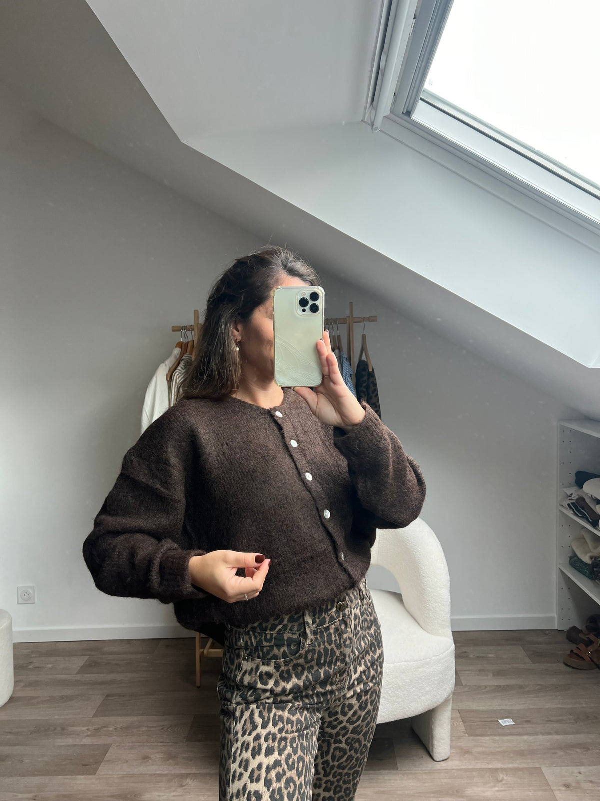 Charlie Chocolate Cardigan
