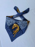 Bufanda Cartier – Modelo Azul Y Panteras