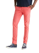 Slim Chino Mi S - Liso Rojo - Hombre