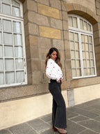 Victoire heart blouse in cotton gauze