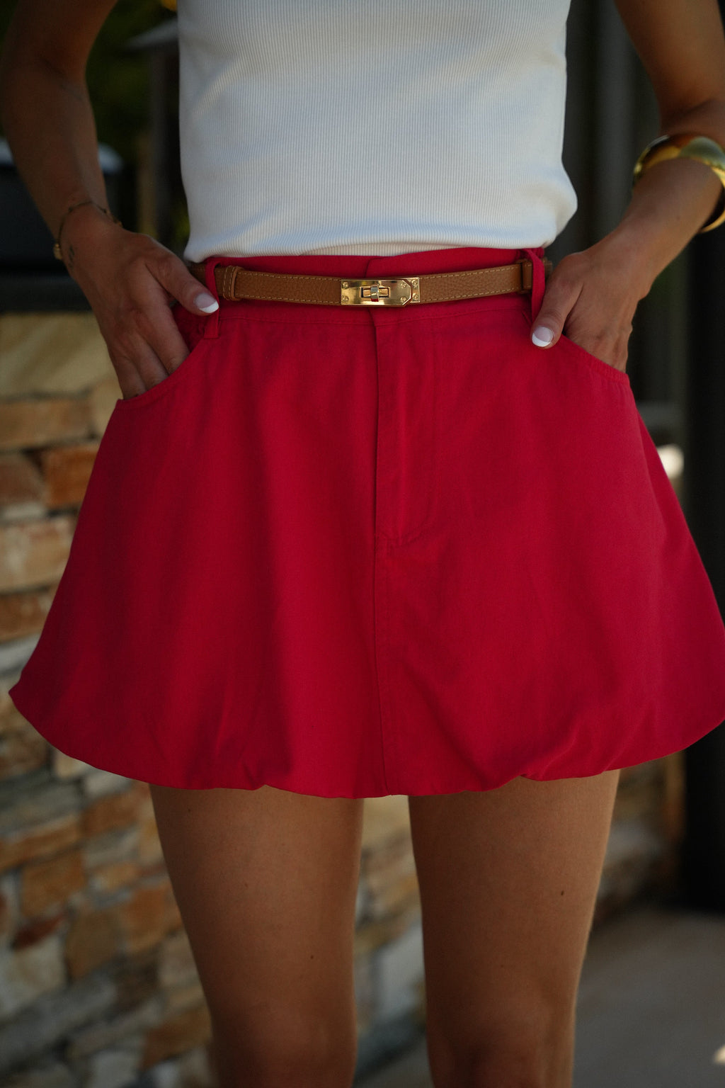 Jupe Short Océane - Rouge