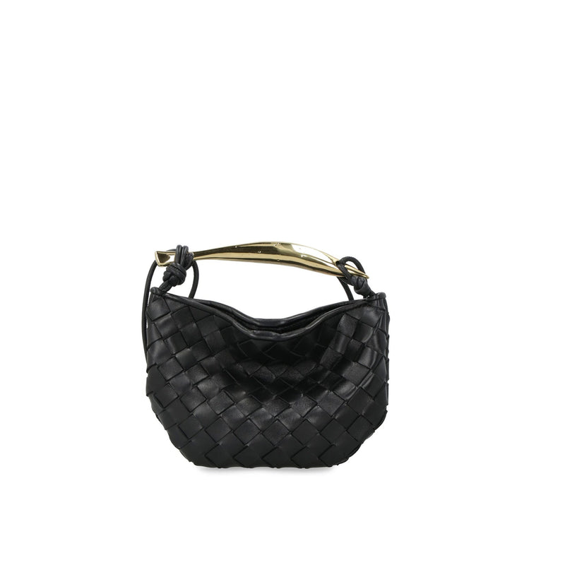 Bottega Veneta Mini Sardine Shoulder Bag - Black - Woman