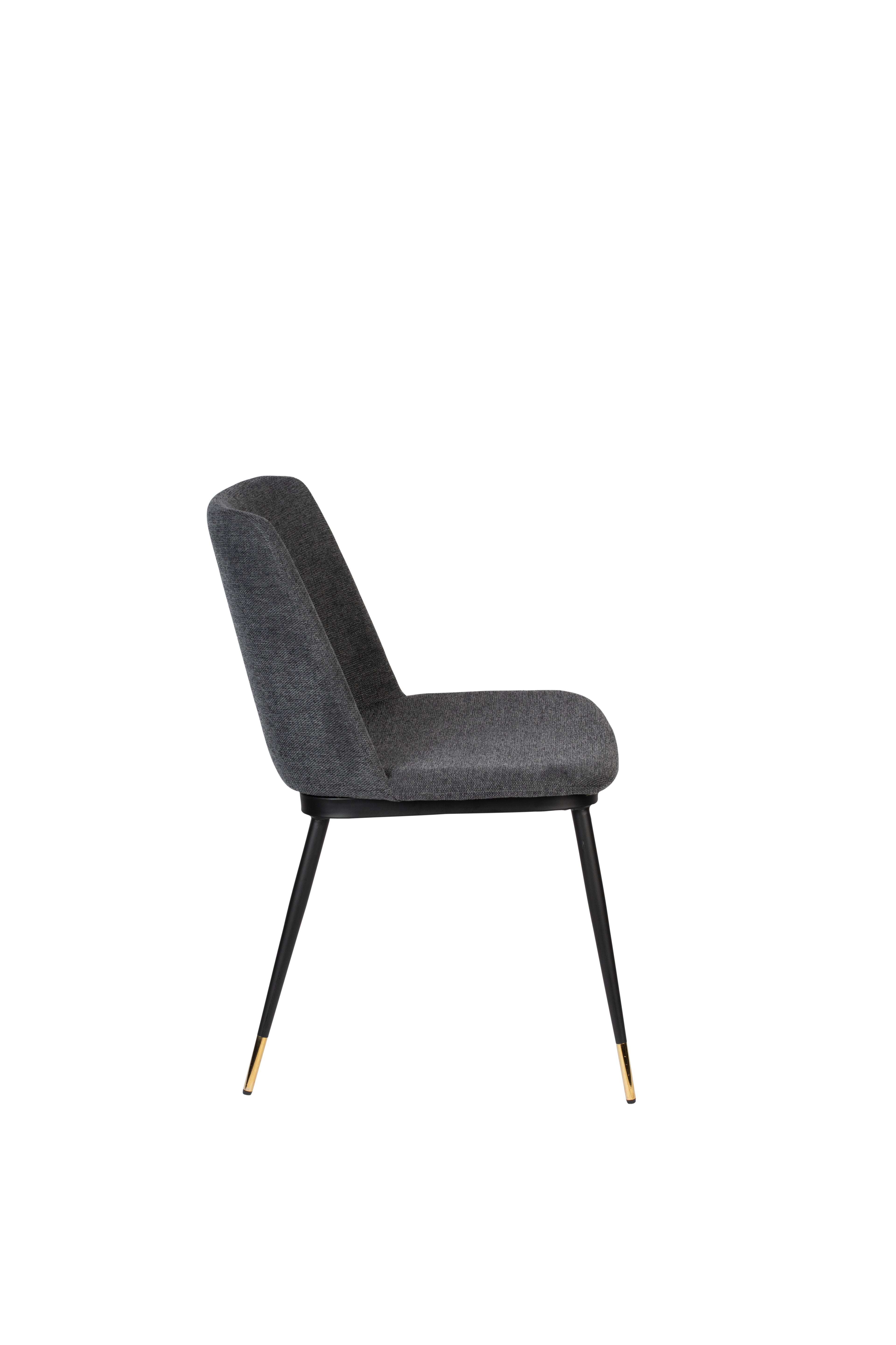 Lionel - Dining Room Chair - Fabric - Dark Gray