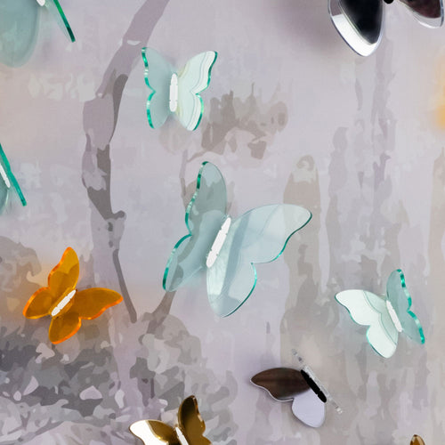 Funny Butterflies - Kit de 3 Papillons Décoratifs - Aquamarine