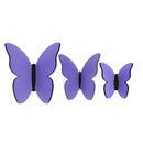Funny Butterflies - Kit de 3 Papillons Décoratifs - Violet