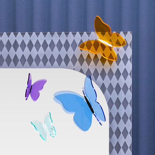 Funny Butterflies - Kit de 3 Papillons Décoratifs - Orange