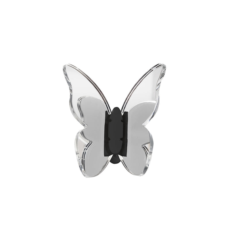 Funny Butterflies - Kit de 3 Papillons Décoratifs - Argent