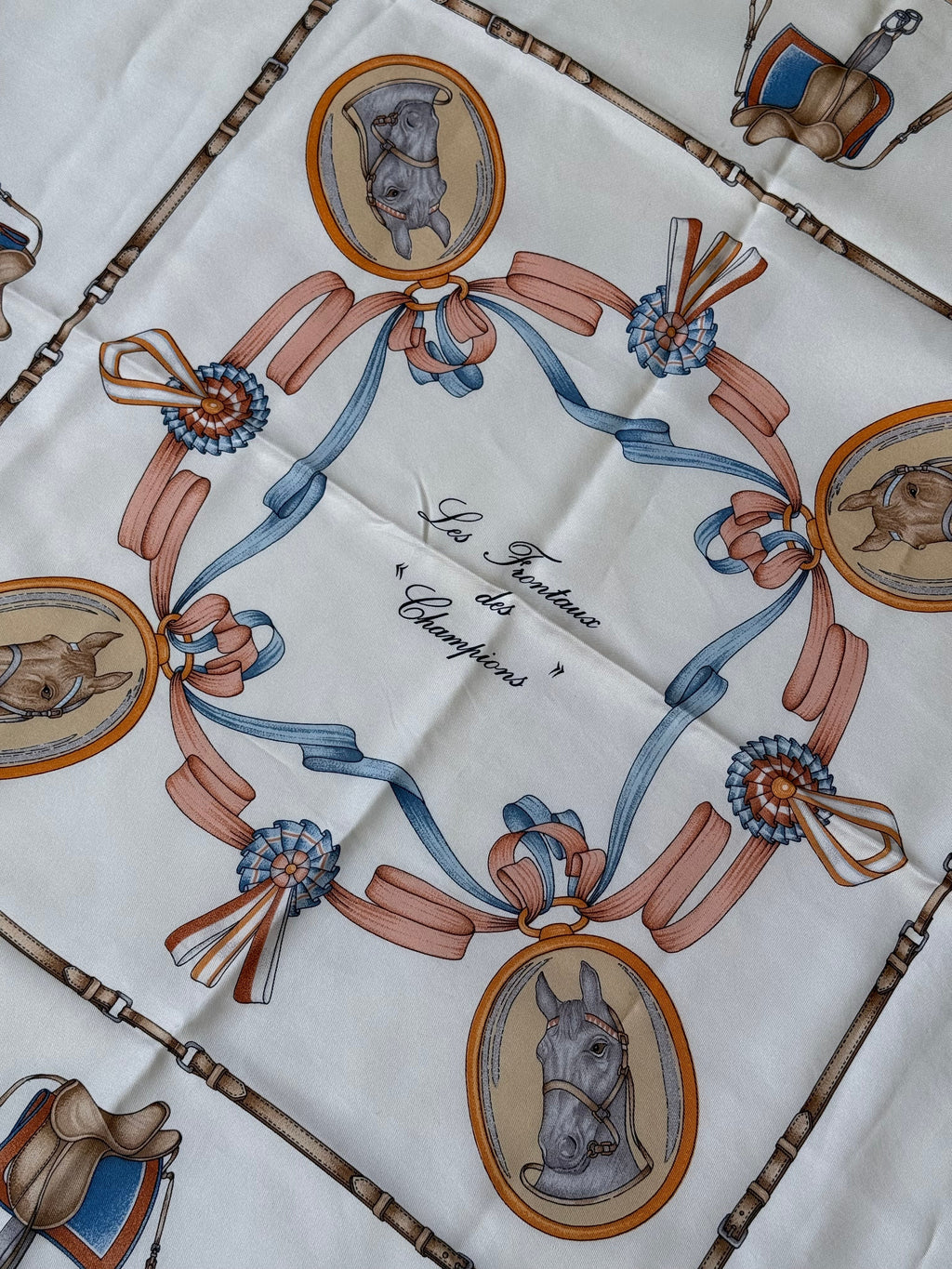 Céline Scarf – Equestrian Theme And Ribbons
