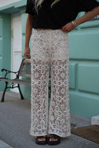 Pantalon Crochet Rosie - Beige