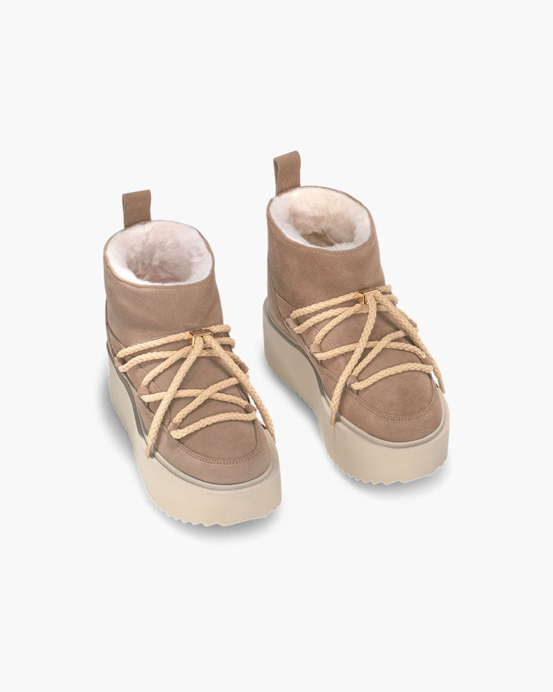 Bottes Classic Low Platform - Beige