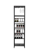 Cantor Shelf S - Wine Cabinet - Iron - Black
