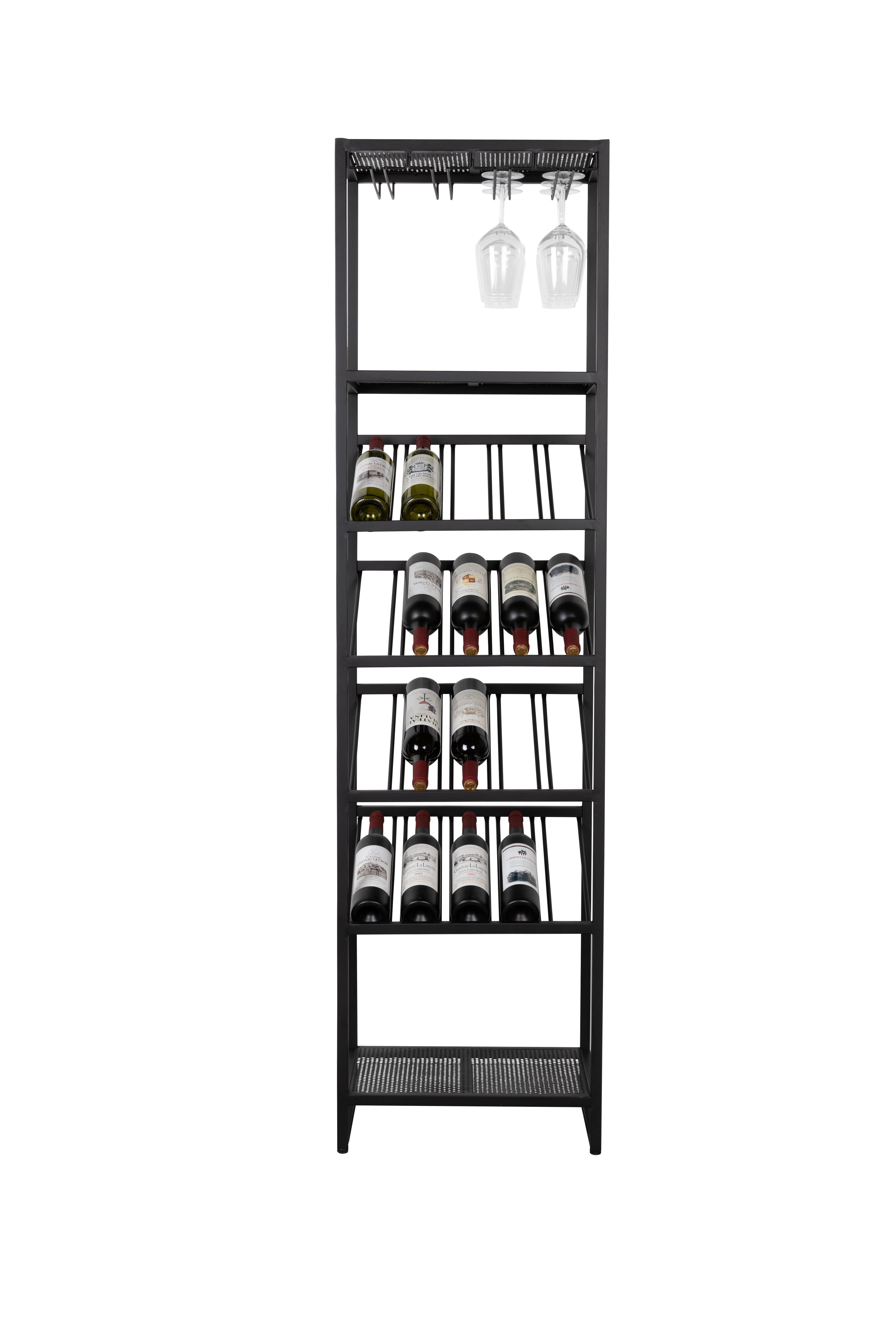 Cantor Shelf S - Wine Cabinet - Iron - Black