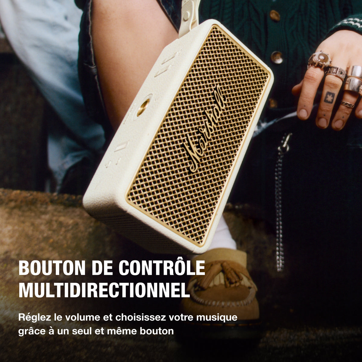 Middleton II - Enceinte Portable - Crème