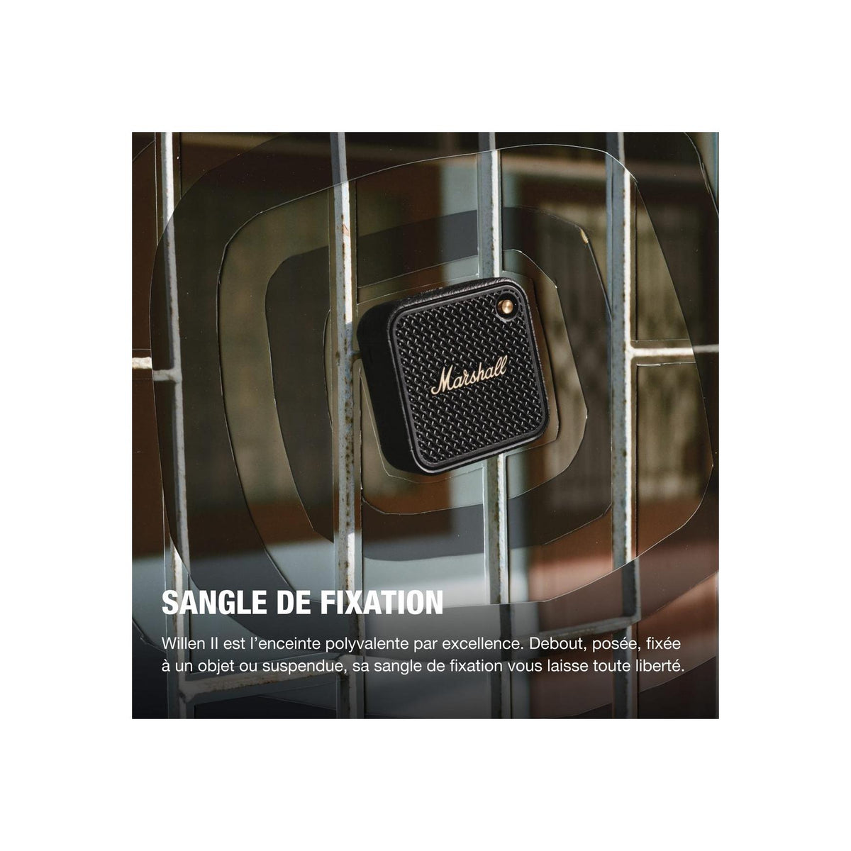 Portable Speaker - Willen II - Black & Brass