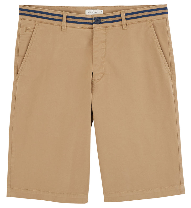 Grs Grain Bermuda Shorts - Plain Light Beige - Men