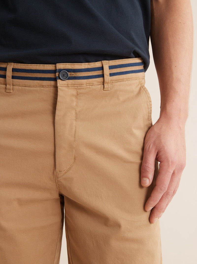 Grs Grain Bermuda Shorts - Plain Light Beige - Men