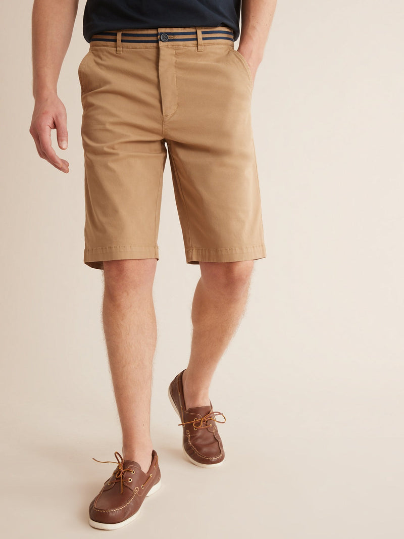Grs Grain Bermuda Shorts - Plain Light Beige - Men