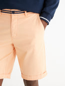 Bermuda Grs Grain - Beige Clair Uni - Homme