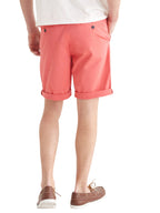 Bermuda Grs Grain - Rouge Clair Uni - Homme