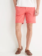 Bermuda Grs Grain - Rouge Clair Uni - Homme