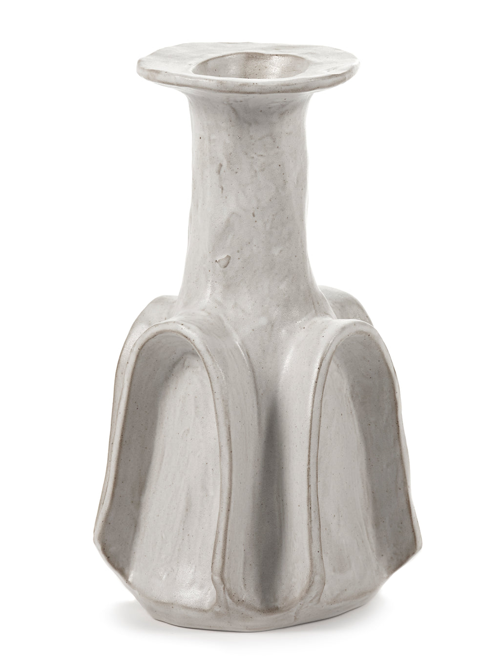 Marie Billy - Vase 02 - L - Grès - Blanc