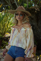 Blouse Col Bardot Angella - Pastel