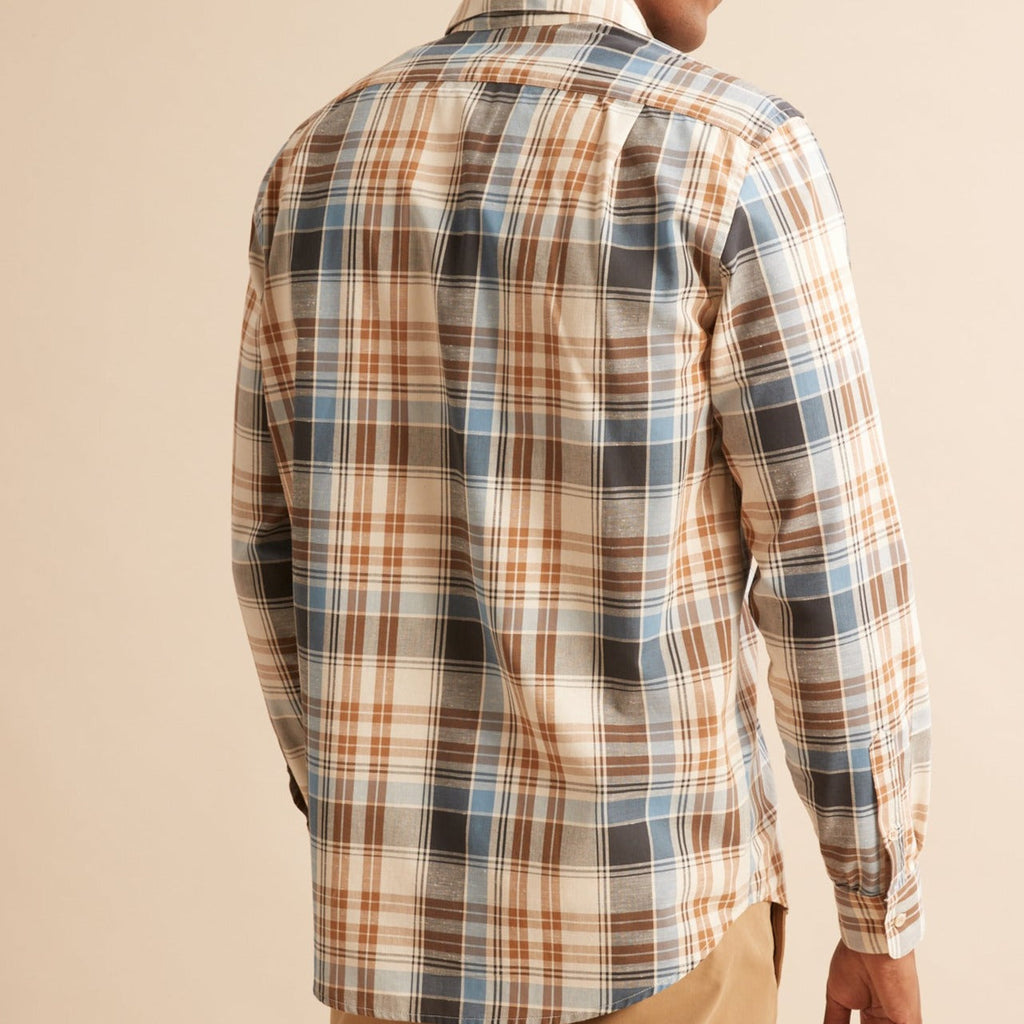Chemise Dro Mad - Bleu Clair Carreaux - Homme