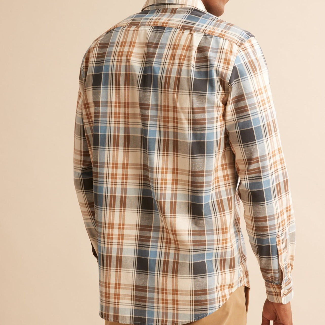 Chemise Dro Mad - Bleu Clair Carreaux - Homme